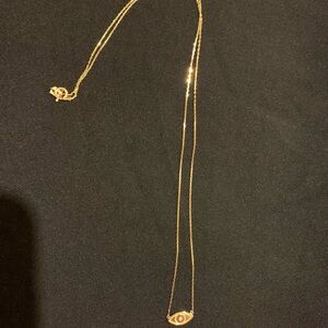 *Pending Sale* 14kt Gold Evil Eye Necklace